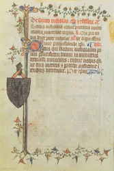 Página de un libro de horas, c.1400-40